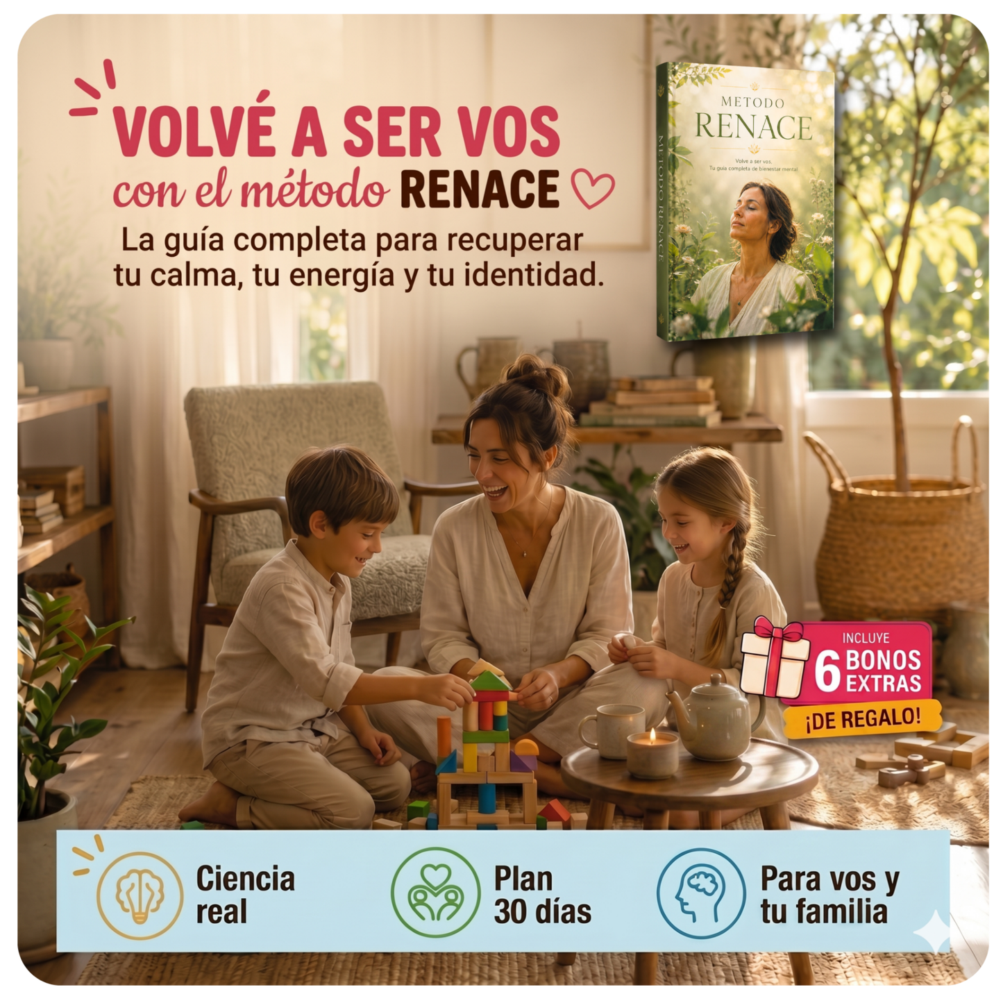 Método RENACE — Volvé a ser vos aunque no te quede energía